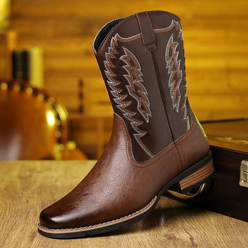 Embroidery Stitches - Stivali da Cowboy da Uomo con