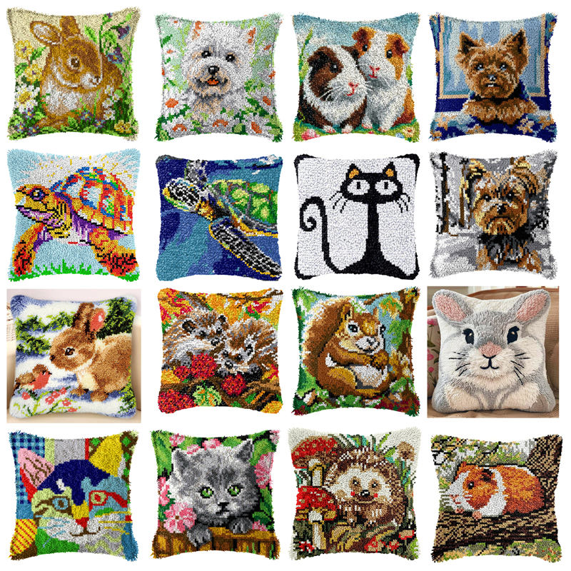 Embroidery Paper - Kit tappeto con gancio di chiusura