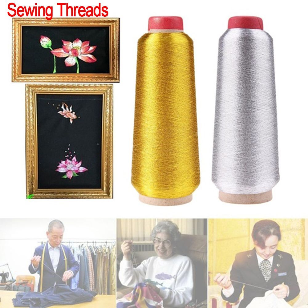 Embroidery X Stitch - Filo da ricamo oro/argento filo a