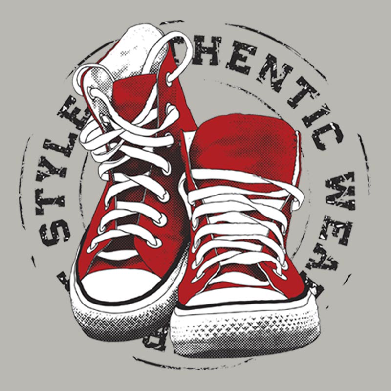 Embroidery Converse - Scarpe stile Ferro sulla toppa Top