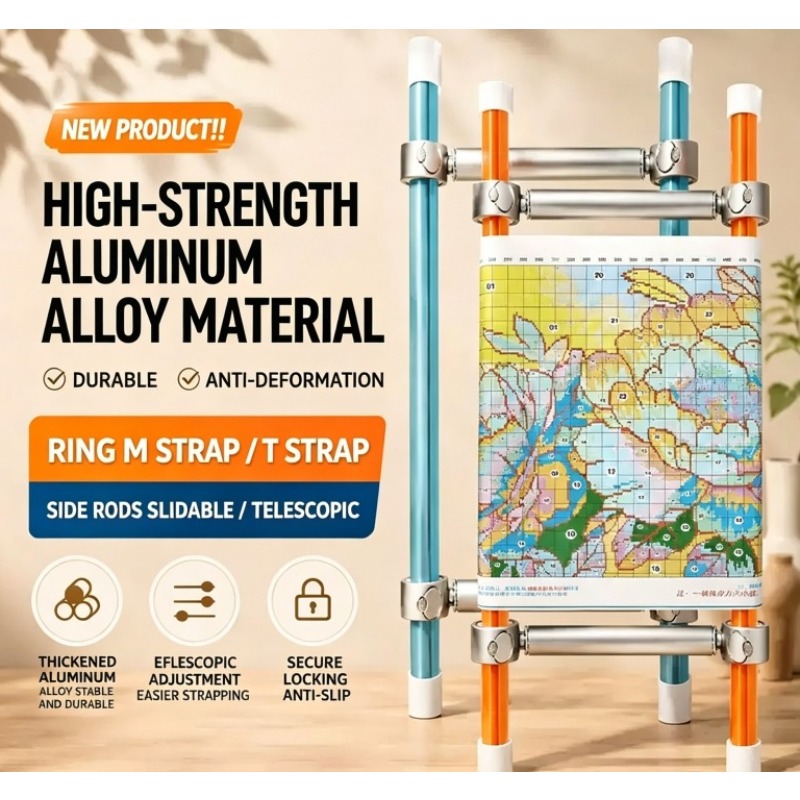 Hoop Tightener Tool - Telaio per Ricamo Scorrevole in Alluminio