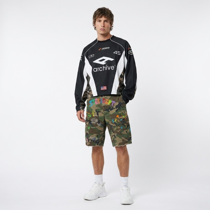 Embroidery Print - Completo da Uomo Hip Hop Y2K