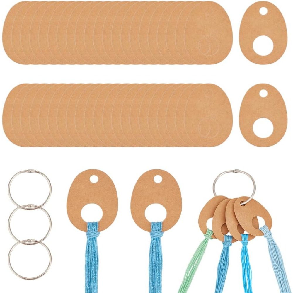 Embroidery Paper - 100 pezzi di filo interdentale a