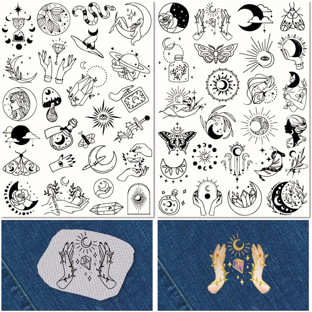 Embroidery Stitches - 51 Pz Boho Luna Sole Solubile