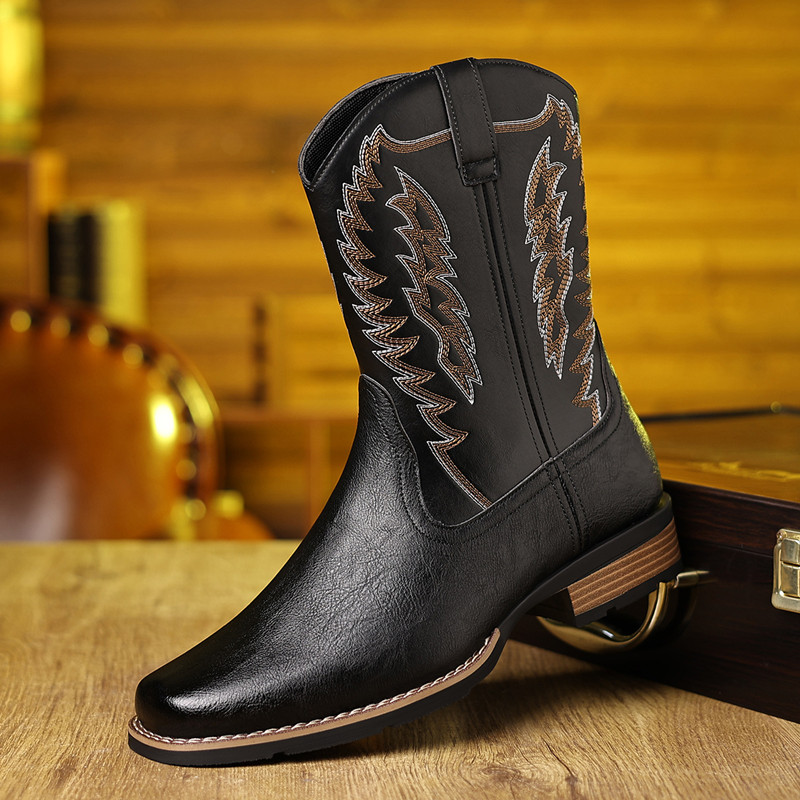 Stivali da Cowboy da Uomo con  - Embroidery Stitches recensione e prezzo