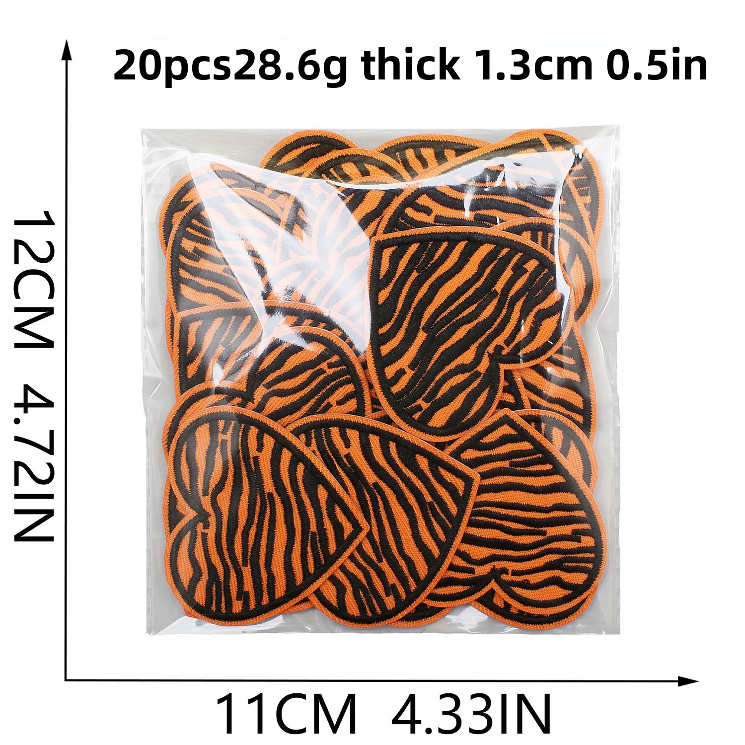 1/5/10/20 Pezzi Toppe Ricamate - Embroidery Design Love recensione e prezzo