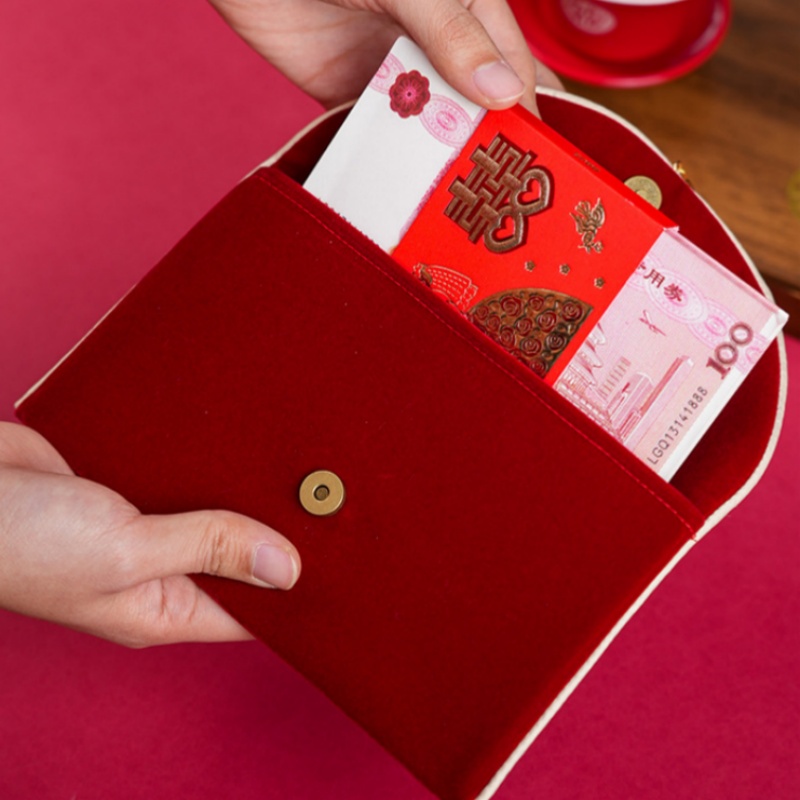 1 Pezzo Busta Rossa da Matrimo - Embroidery Cloth recensione e prezzo