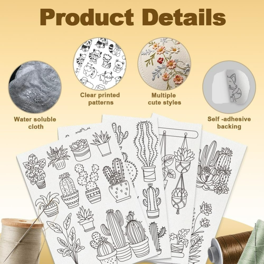 30 pezzi stabilizzatori per mo - Embroidery Cloth recensione e prezzo