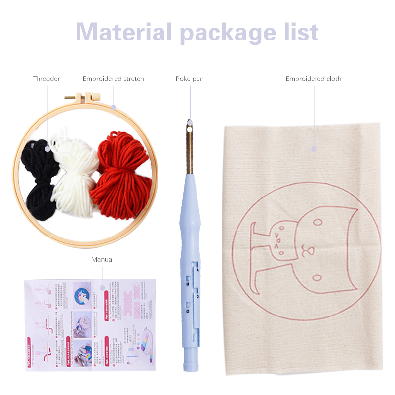 Kit da ricamo con ago per punz - Embroidery Xmas Tree recensione e prezzo