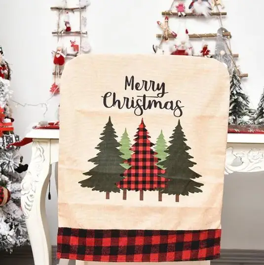 4/6/8 pezzi Fodera per sedia d - Embroidery Xmas Tree recensione e prezzo