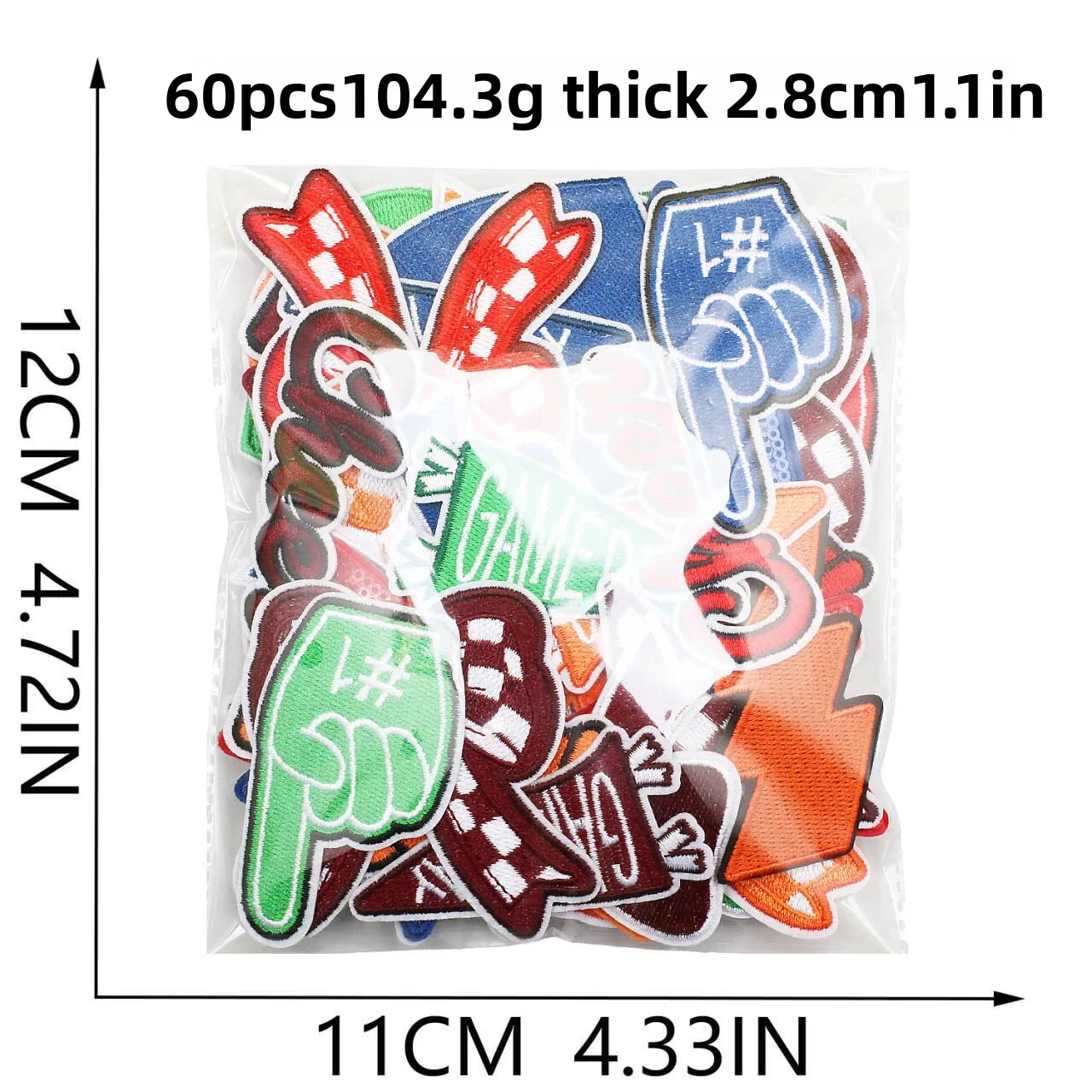 1 Pezzo Patch Ricamato Tricolo - Embroidery Design Love recensione e prezzo