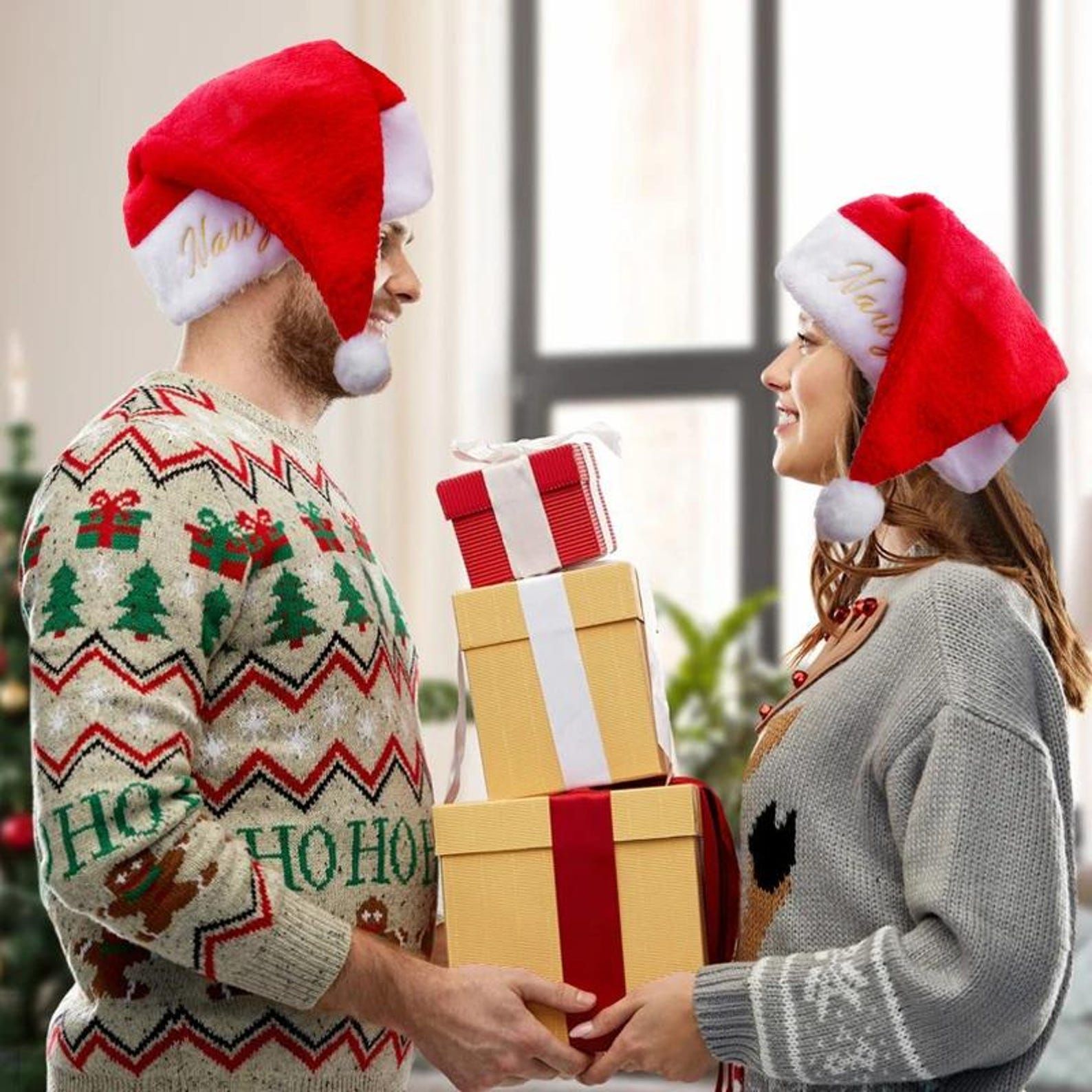 Cappelli di Babbo Natale ricam - Embroidery Names recensione e prezzo
