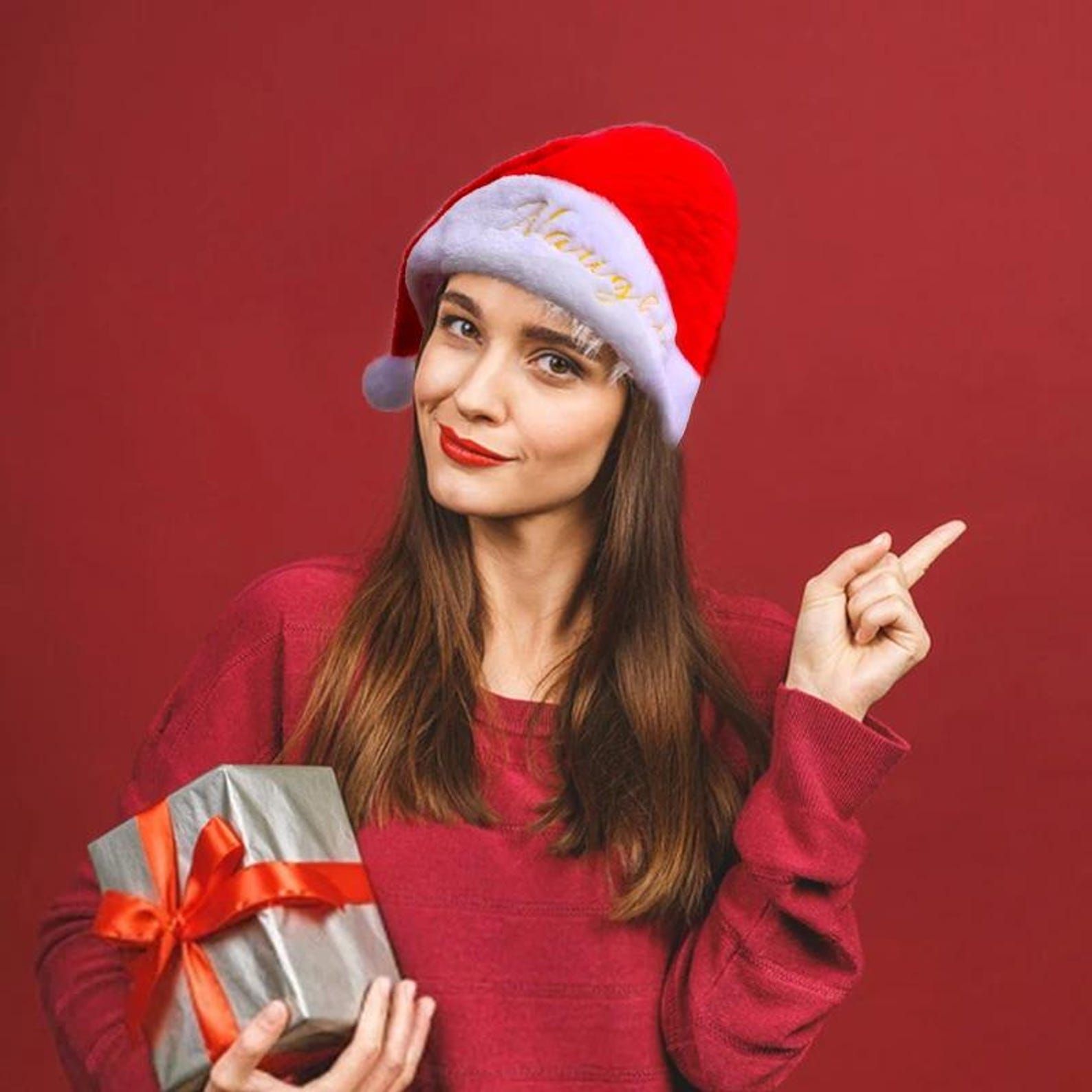 Cappelli di Babbo Natale ricam - Embroidery Names recensione e prezzo