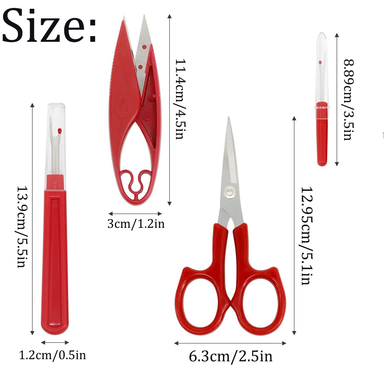 1/2/6 pezzi kit di scarichi pe - Embroidery Removal Tool recensione e prezzo
