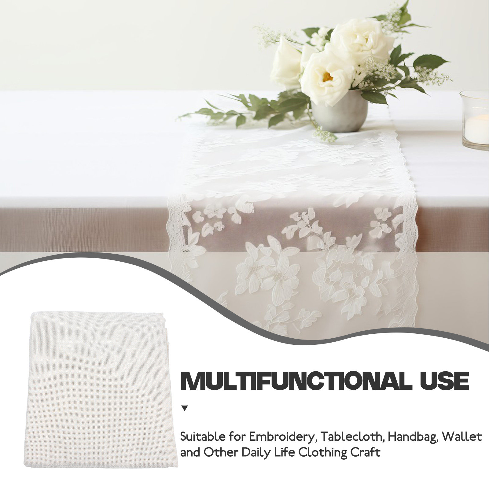 Tessuto di Lino per Ricamo Mon - Embroidery Cloth recensione e prezzo