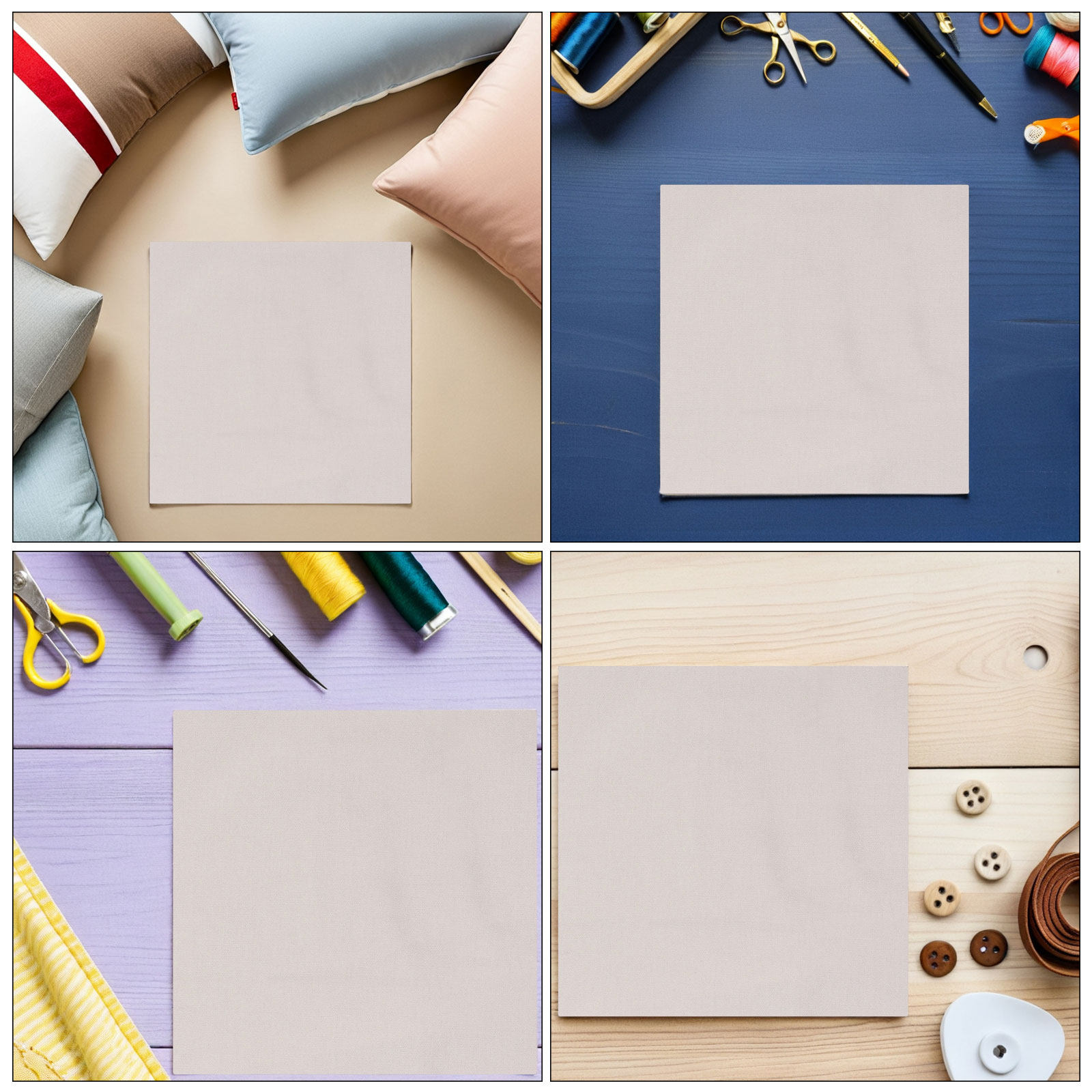 Set di 5 Tessuti in Cotone e L - Embroidery Cloth recensione e prezzo