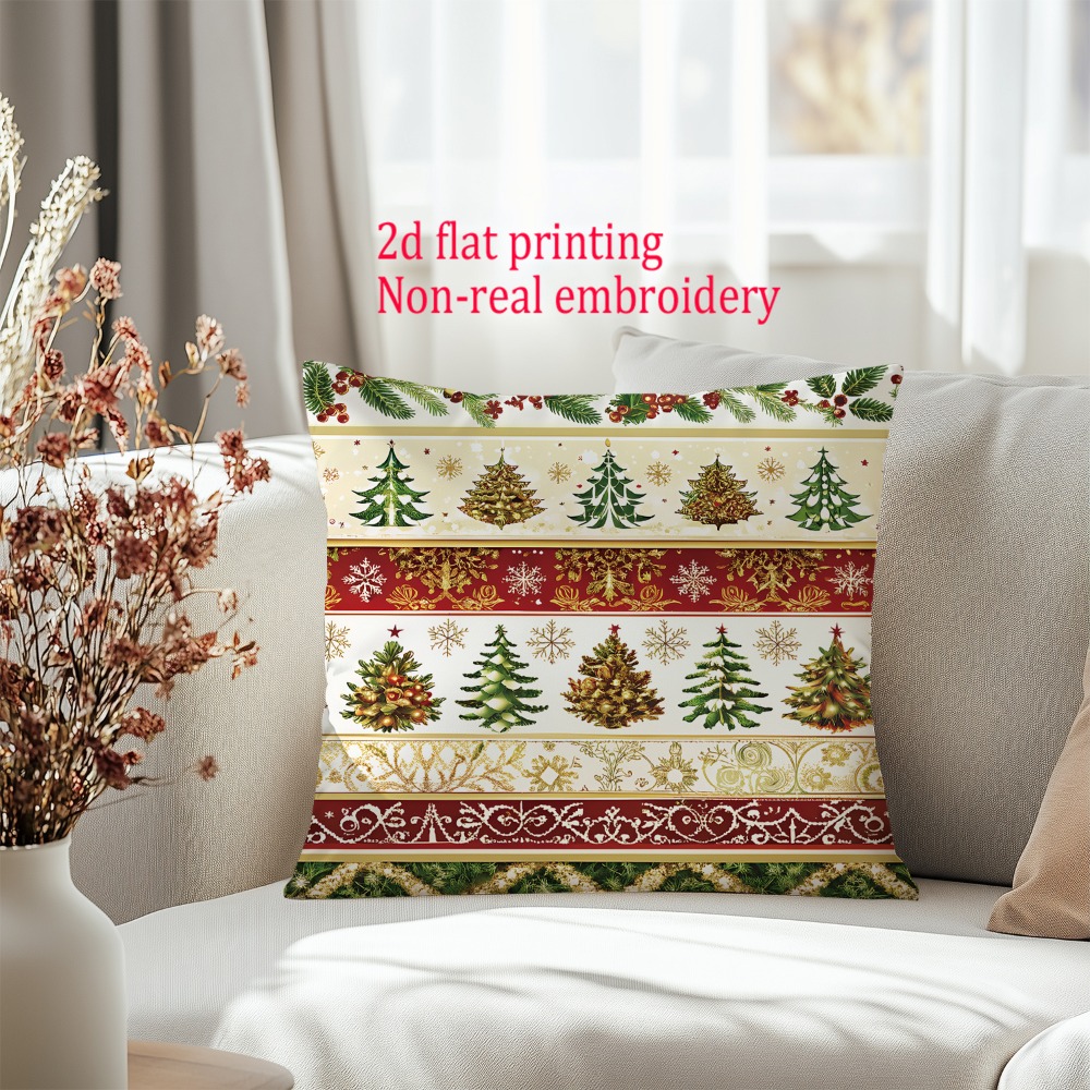 2 pezzi, fodere per cuscini st - Embroidery Xmas Tree recensione e prezzo