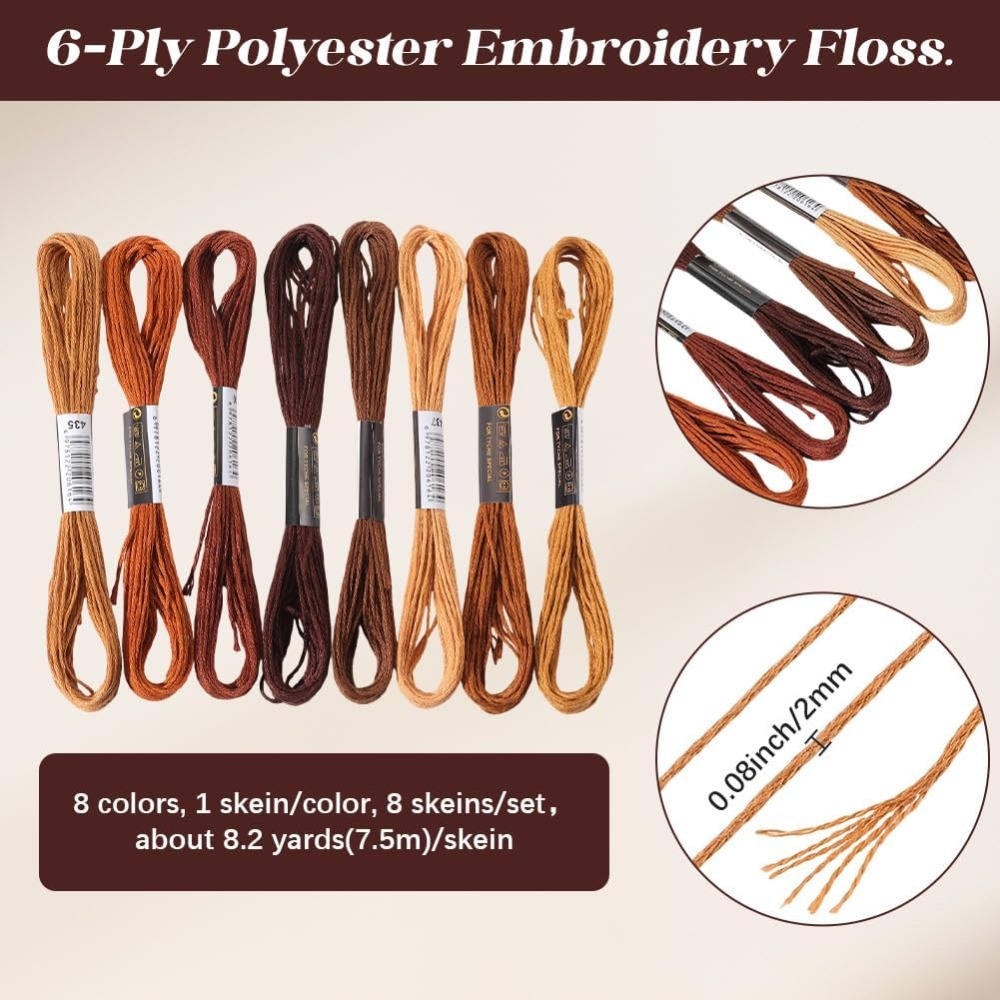 8 Gomitoli di Filo da Ricamo M - Embroidery Stitches recensione e prezzo