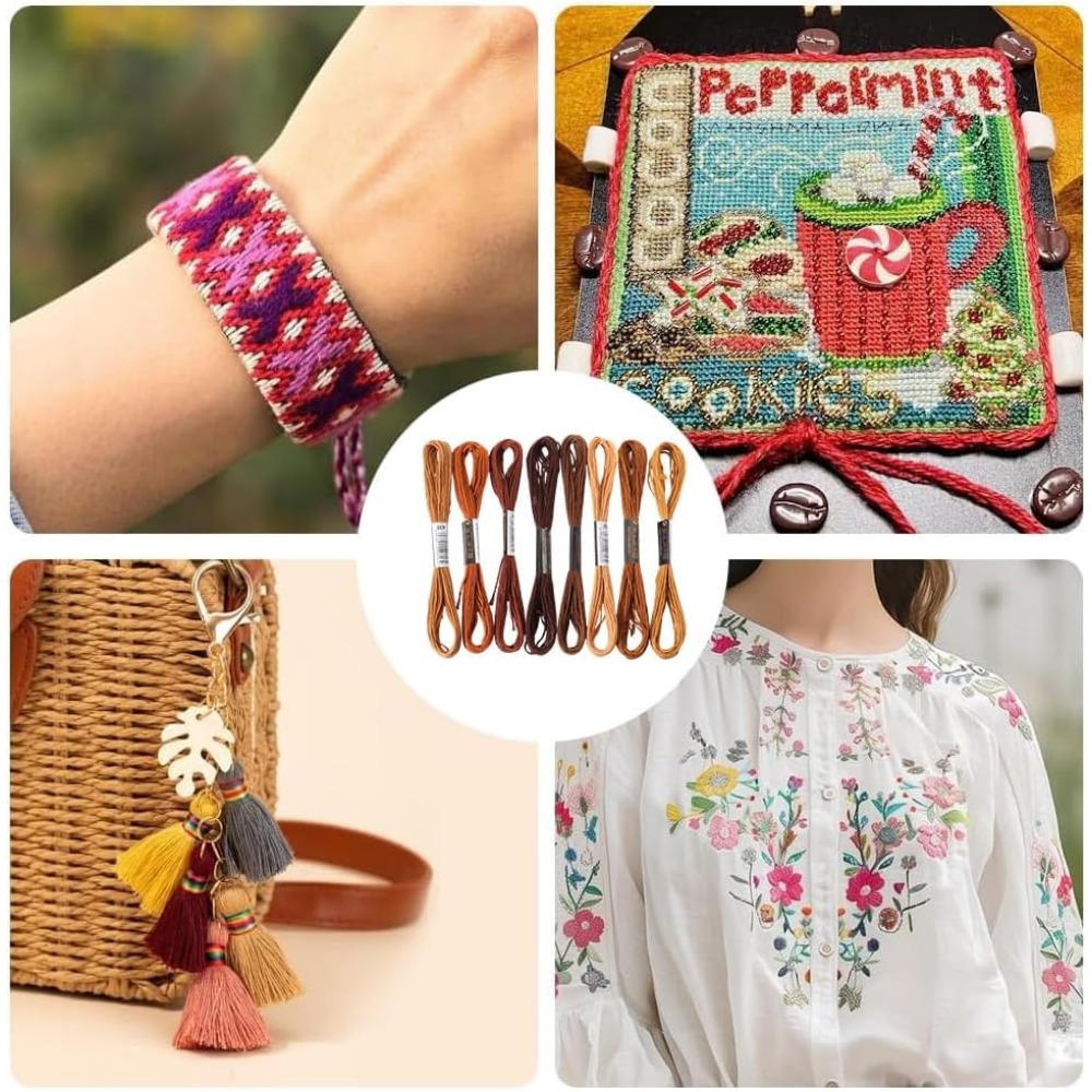 8 Gomitoli di Filo da Ricamo M - Embroidery Stitches recensione e prezzo