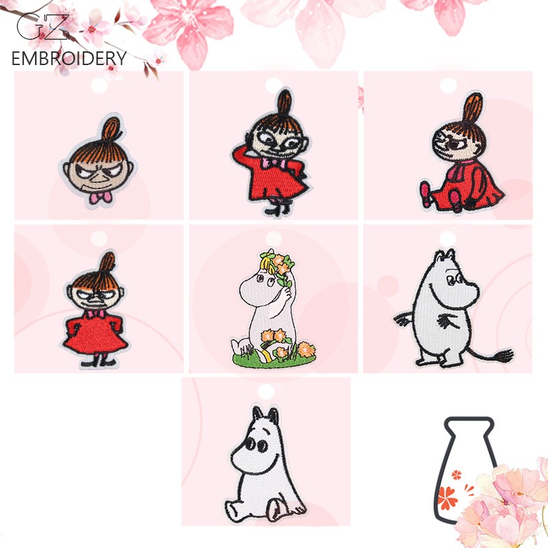 Toppe Ricamate Moomin Cartone  - Embroidery Cloth recensione e prezzo