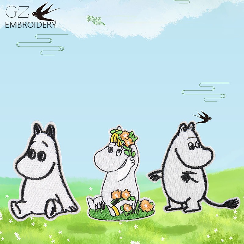 Toppe Ricamate Moomin Cartone  - Embroidery Cloth recensione e prezzo