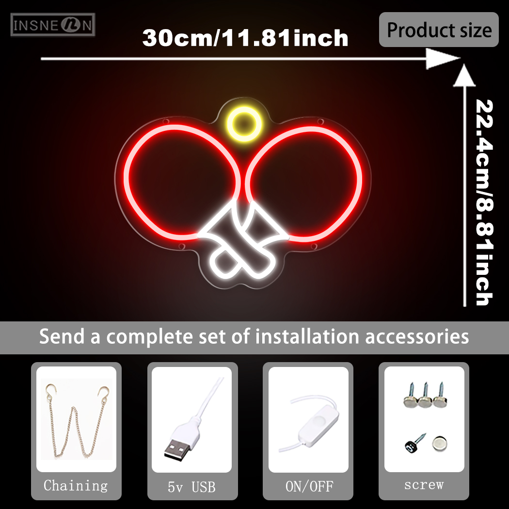 Insegne al neon da ping pong I - Embroidery Studio recensione e prezzo