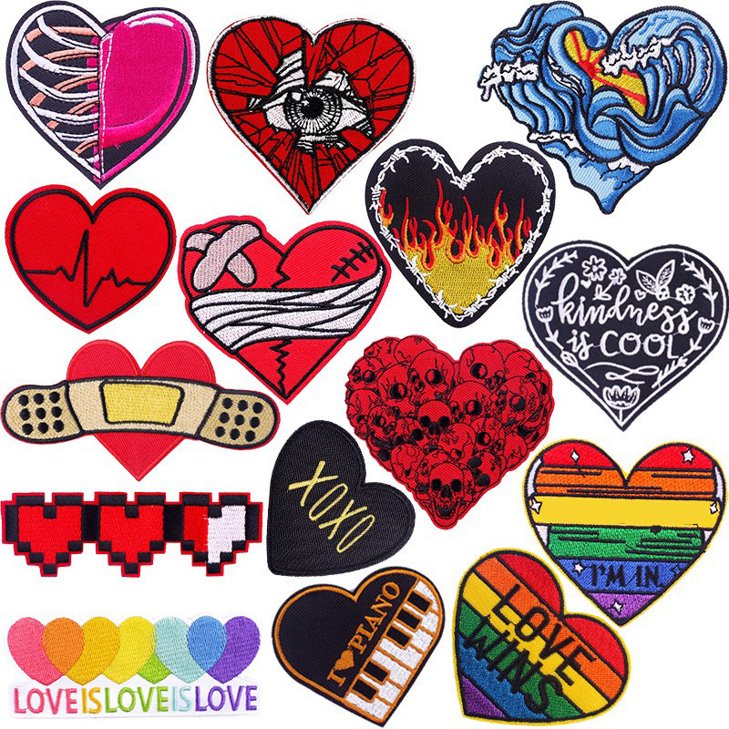 Designer Punk Love Heart Iron- - Embroidery Design Love recensione e prezzo