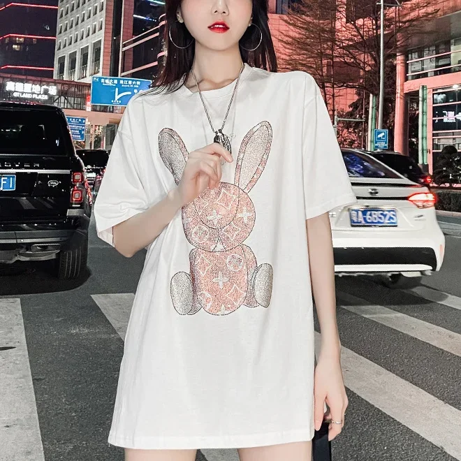 T-shirt casual estiva da donna - Embroidery Print recensione e prezzo