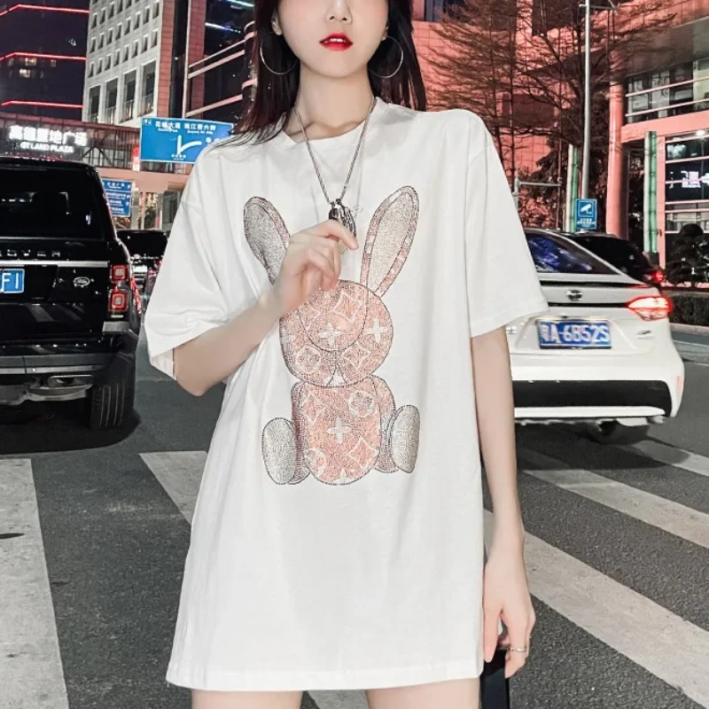 T-shirt casual estiva da donna - Embroidery Print recensione e prezzo