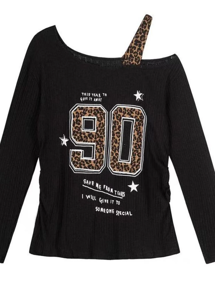 T-Shirt con Stampa Leopardata  - Embroidery Print recensione e prezzo