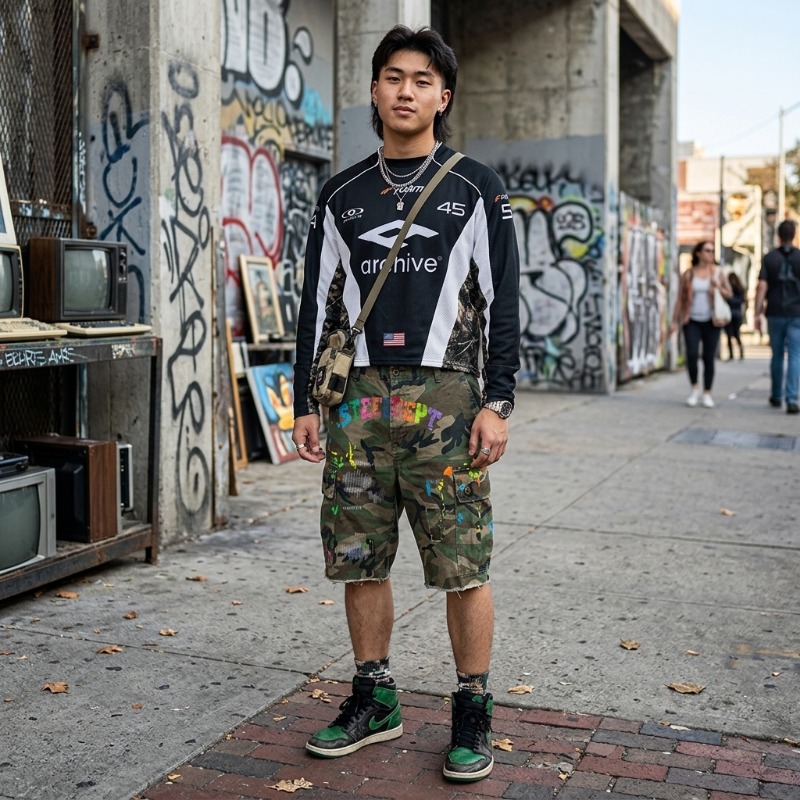 Completo da Uomo Hip Hop Y2K S - Embroidery Print recensione e prezzo