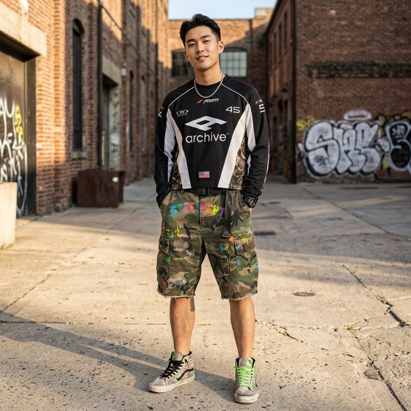 Completo da Uomo Hip Hop Y2K S - Embroidery Print recensione e prezzo
