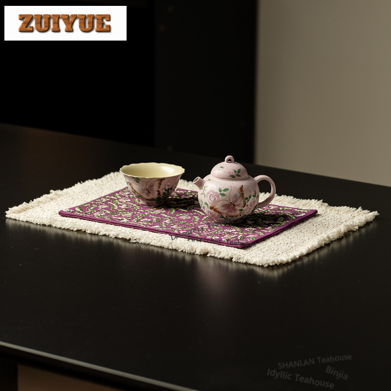 Tappetini da tè a doppio strat - Embroidery Cloth recensione e prezzo