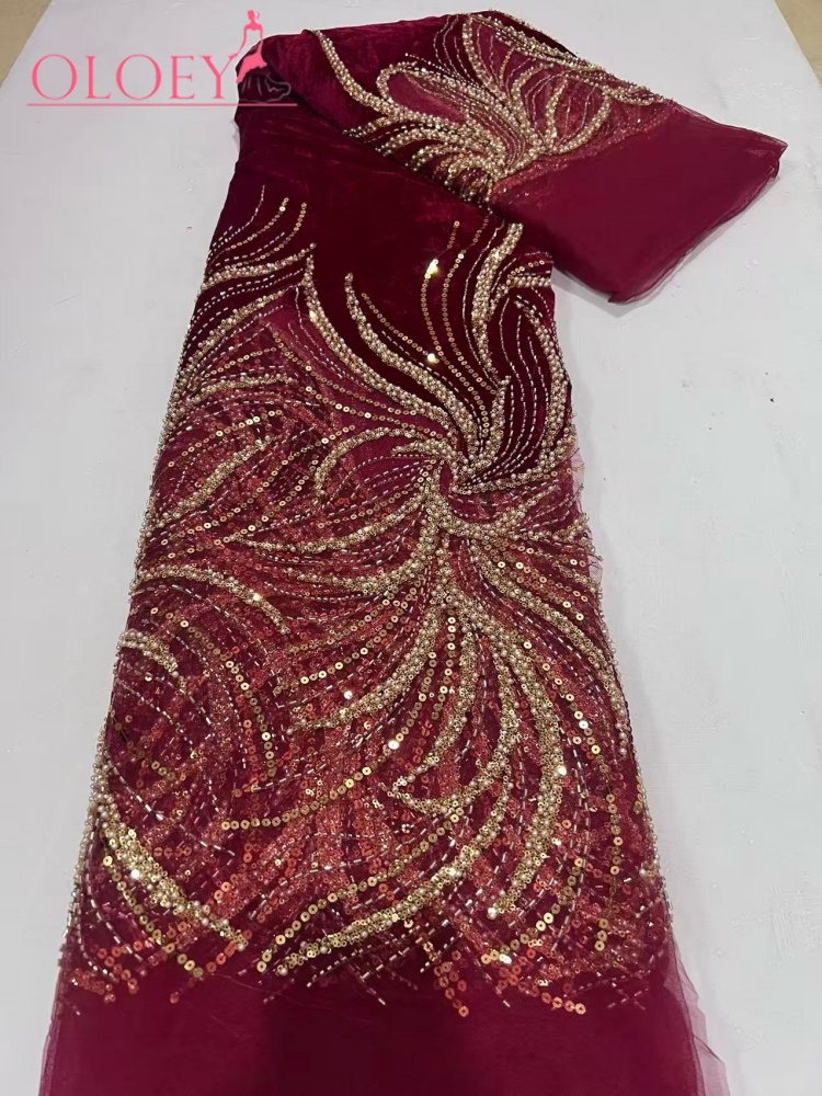 OLOEY Abito da Sposa di Lusso  - Velvet Fabric Embroidery recensione e prezzo