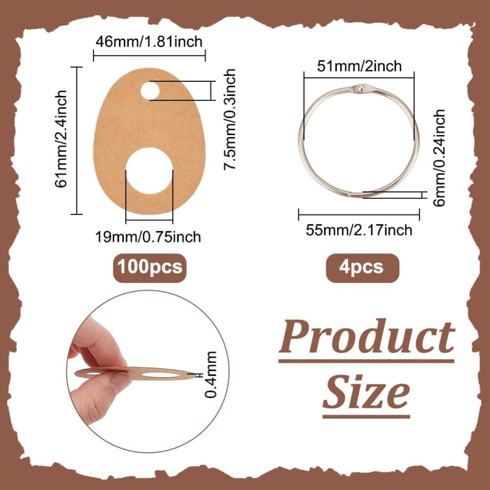100 pezzi di filo interdentale - Embroidery Paper recensione e prezzo