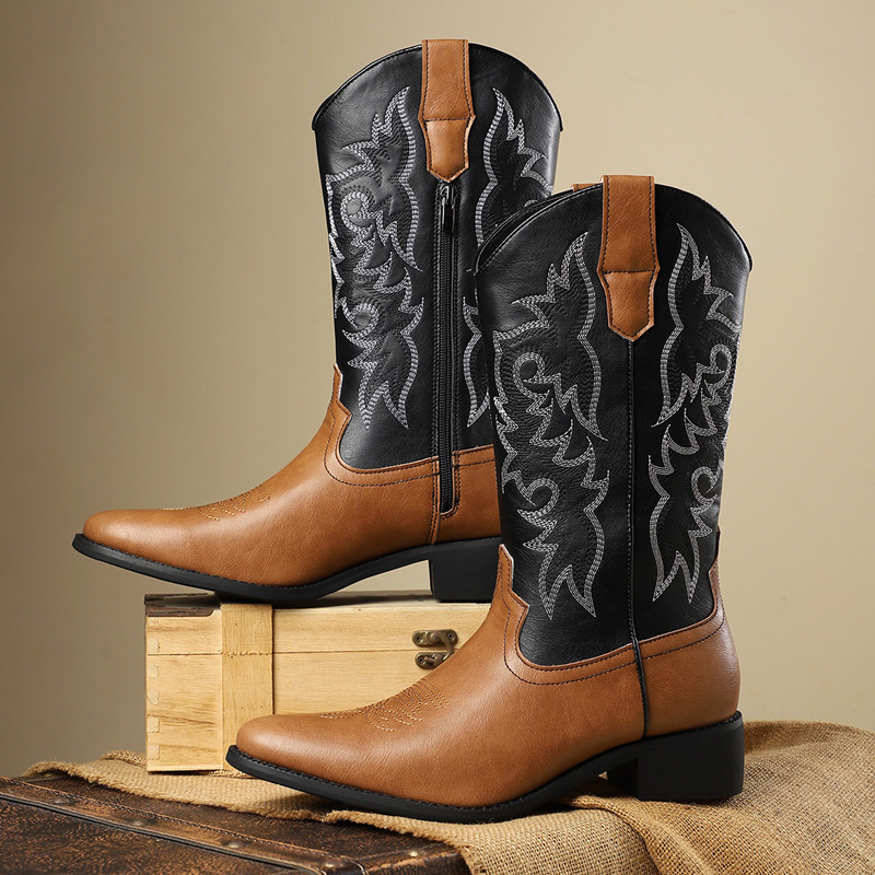 NUOVI Stivali Alti da Uomo con - Embroidery Stitches recensione e prezzo