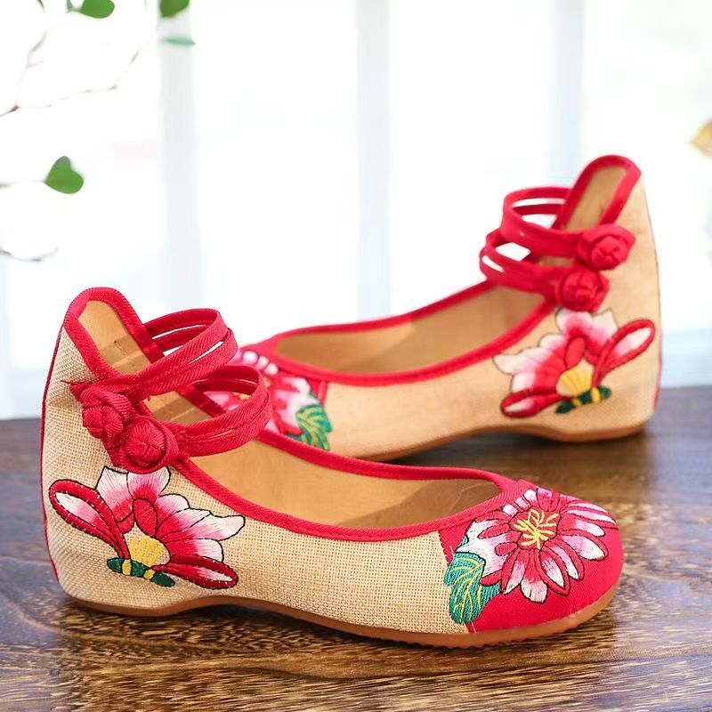 Scarpe da donna con zeppa in t - Embroidery Cloth recensione e prezzo