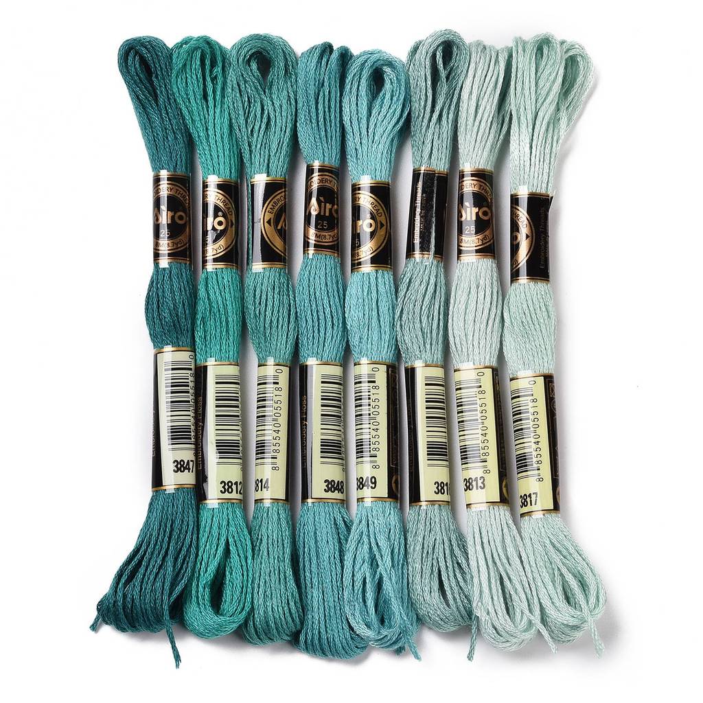 1 Set di 8 Gomitoli di Filo da - Embroidery Stitches recensione e prezzo