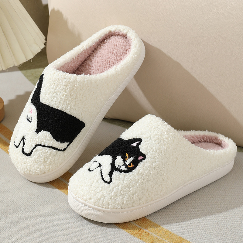 Pantofole da casa in peluche c - Embroidery Print recensione e prezzo