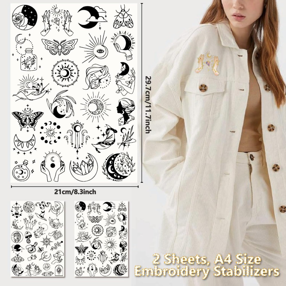 51 Pz Boho Luna Sole Solubile  - Embroidery Stitches recensione e prezzo